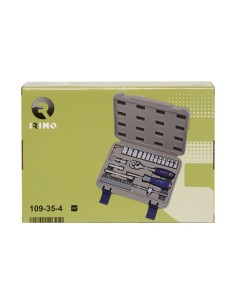 Juego carraca 1/4", vasos y puntas, 35 piezas 109-35-4 2