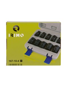 Vasos de impacto 1/2", 10 unidades, 10-24mm 167-10-4 2