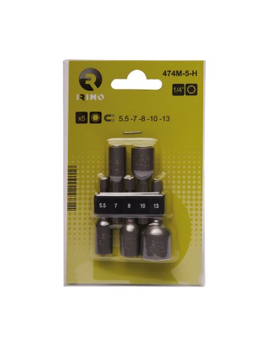 Juego 5 puntas stecker magnéticas 5,5-13mm...
