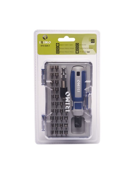 Juego de 32 puntas 1/4" 475-32a-1