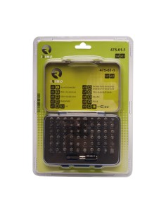 Juego puntas 1/4" con portapuntas magnético, 61 piezas 475-61-1 2