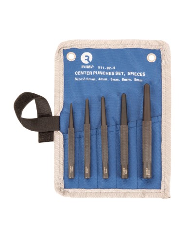 Juego de 5 granetes redondos (2.5,4,5,6,8mm)...