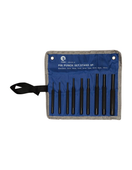 Juego de 9 botadores cilíndricos estriados (2,3,4,5,6,7,8,9,10mm) 515-91-4