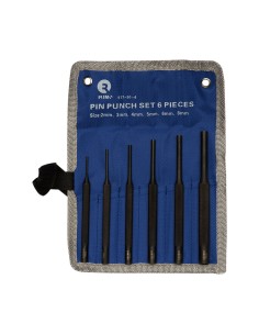 Juego de 6 botadores cilíndricos (2,3,4,5,6,8mm), largos 517-91-4 2