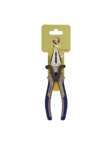 Alicates universales con mango bimaterial 180mm