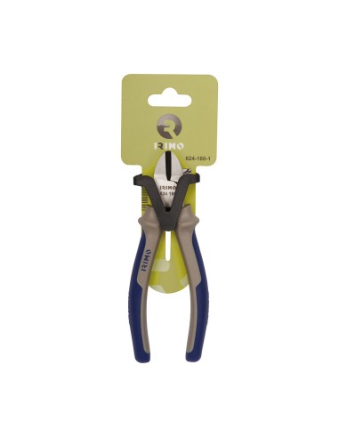 Alicates cortantes con mango bimaterial, 160 mm