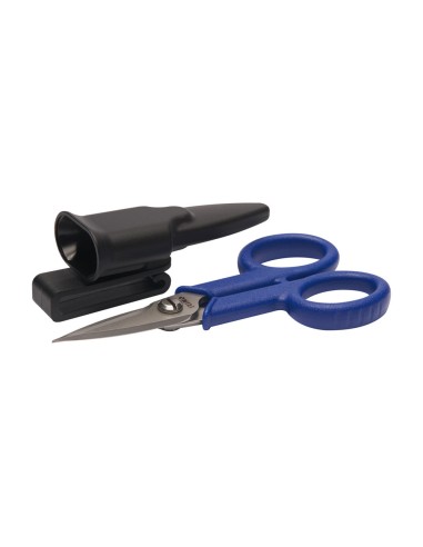 Tijera de electricista con anillas pvc 43x145mm 5" 661-140-1
