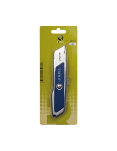 Cúter de seguridad autoretráctil con cuchilla trapezoidal 668-150-1 2