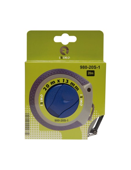 Cinta métrica acero 20m x 13mm 980-20s-1