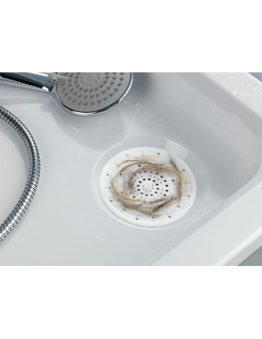 Filtro de desagüe de silicona sava, blanco...