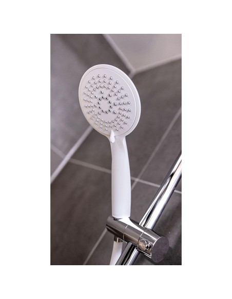 Mango de ducha young 11cm blanco