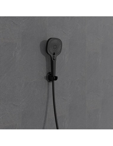 Soporte de cabezal de ducha libertà negro