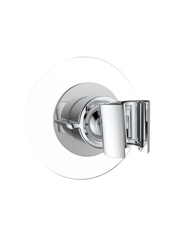 Soporte de cabezal de ducha 360° cromo