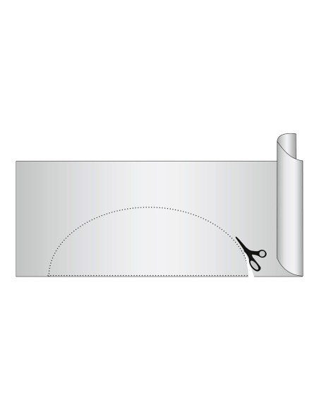 Lámina antideslizante extra gruesa, gris 50x150cm 47040100 wenko