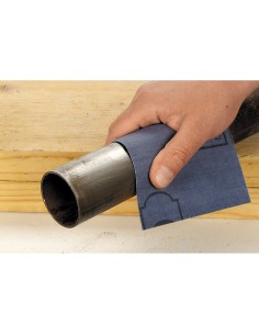 Papel de lijar de grano 80 madera/metal 230x280mm 2862000 wolfcraft 2