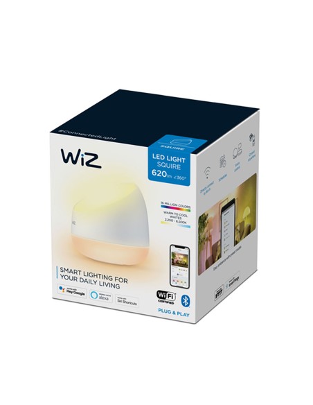 Lámpara de mesa squire portable 9w rgb conectada wifi 929002690301 philips wiz