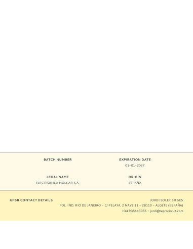 Pila recargable 700mah 3.7v lc16340 nimo ø16x34mm