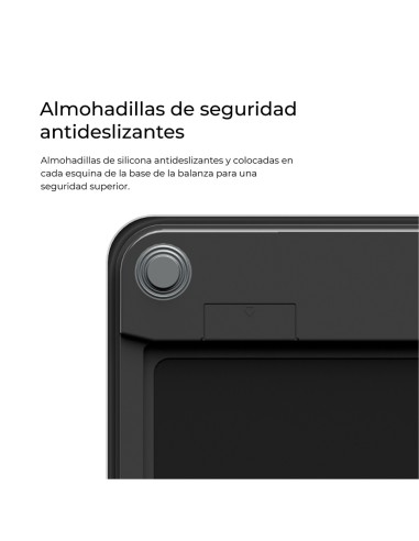 Báscula de baño digital inteligente con...