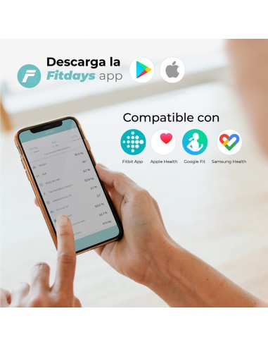 Báscula de baño digital inteligente con...