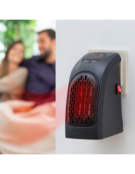 Calefactor termocerámico de enchufe heatpod 400w v0101227 innovagoods