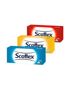Caja pañuelos 70 unid. scottex colores / modelos surtidos