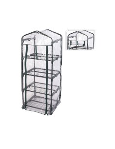 Invernadero de 4 alturas con tejado