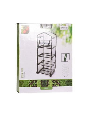 Invernadero de 4 alturas con tejado