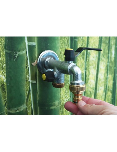 Conector roscado hembra 3/4" laton aqua control