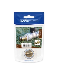 Conector roscado macho 1/2" laton aqua control 2