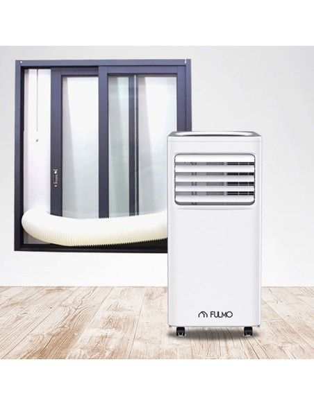 Aire acondicionado portátil solo frio 12000btu/hora 1.340w fulmo
