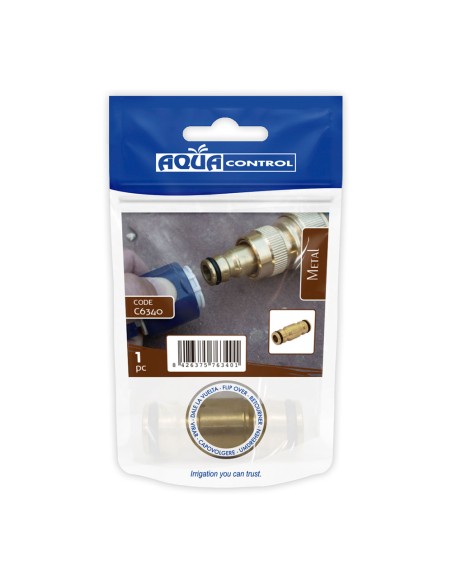 Conector rápido prolongacion laton