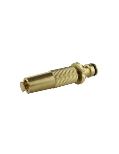 Lanza regulable de laton con acople aqua control