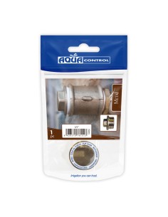 Tapón macho de 1/2" latón aqua control 2