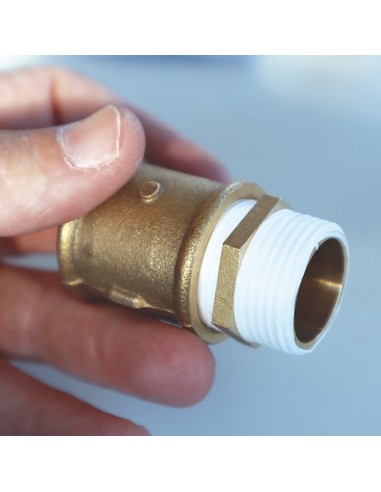 Machón de 1/2" latón aqua control