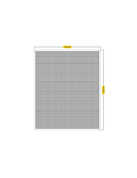 Mosquitera easy click 100x120cm fibra de vidrio. 70470 schellenberg