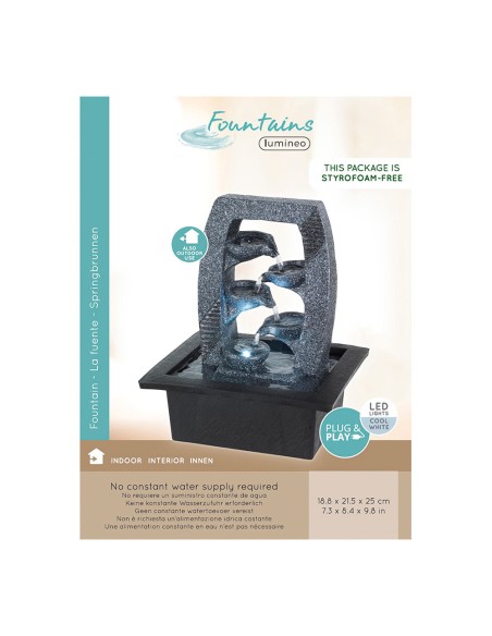 Fuente de poliresina 892530 colores / modelos surtidos