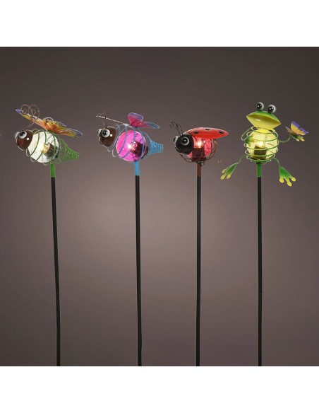 Estaca solar con forma de animales de jardin 898092 colores/modelos surtidos