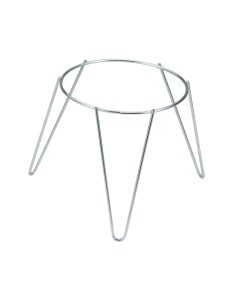 Soporte para macetero con pie zincado 20cm sv03070 sauvic