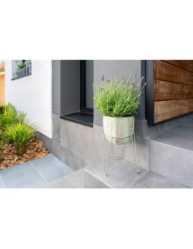 Soporte para macetero con pie zincado 20cm...