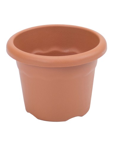 Maceta de inyeccion color terracota ø22cm plastiken