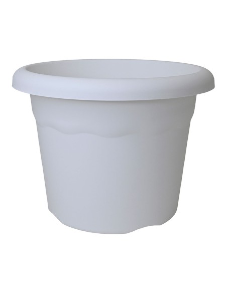 Maceta de inyeccion color blanco ø30cm plastiken