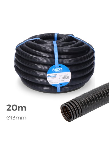 Corrugado para exterior medida 13mm m-20 20m ce