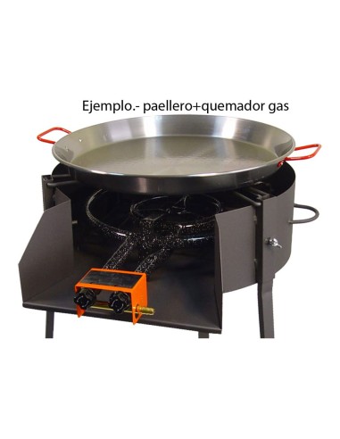Barbacoa redonda con soporte para paella ø60cm...