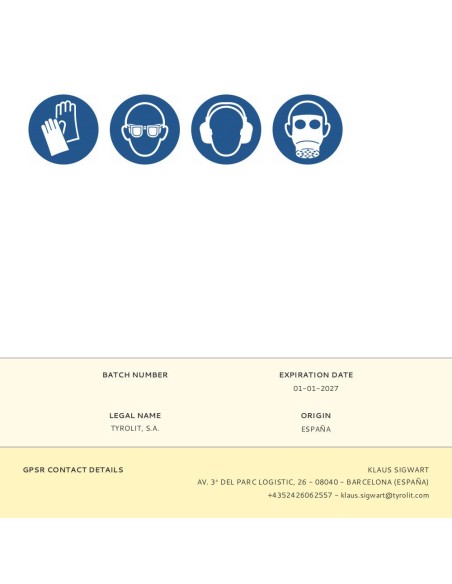 Disco corte bombeado ø230x3x22,23mm a30-s-bf tyrolit