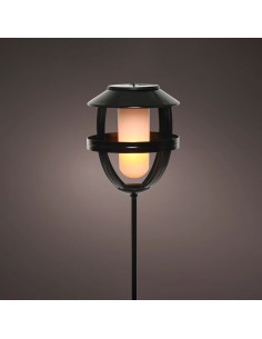 Antorcha solar metalica efecto llama 898216