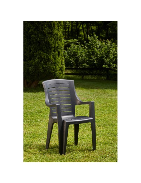 Silla talia color antracita