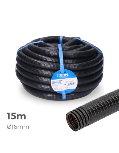 Corrugado para exterior medida 16mm m-25 15m ce