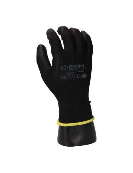 Guante keep safe® poliéster recubrimiento de poliuretano, talla 6