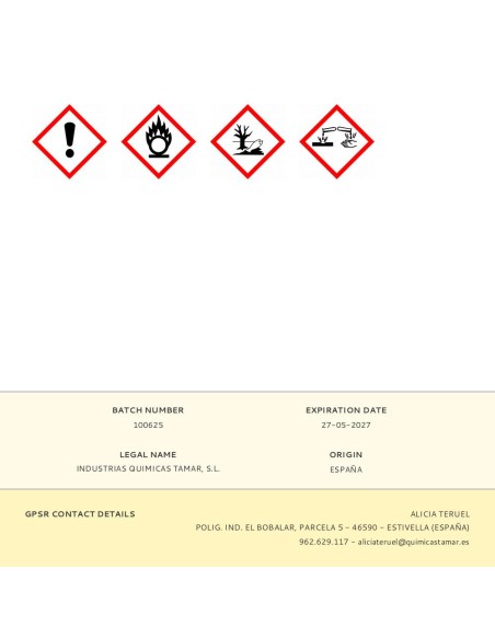 Cloro blue tab 10 acciones 5kg 1205106050 tamar