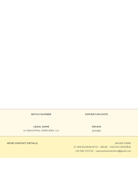 Cerrojo/pestillo 2940 acabado hierro cromado 92940hc lince